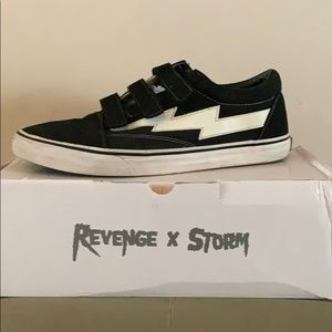 Black Revenge X Storm “Straps” tennis shoe